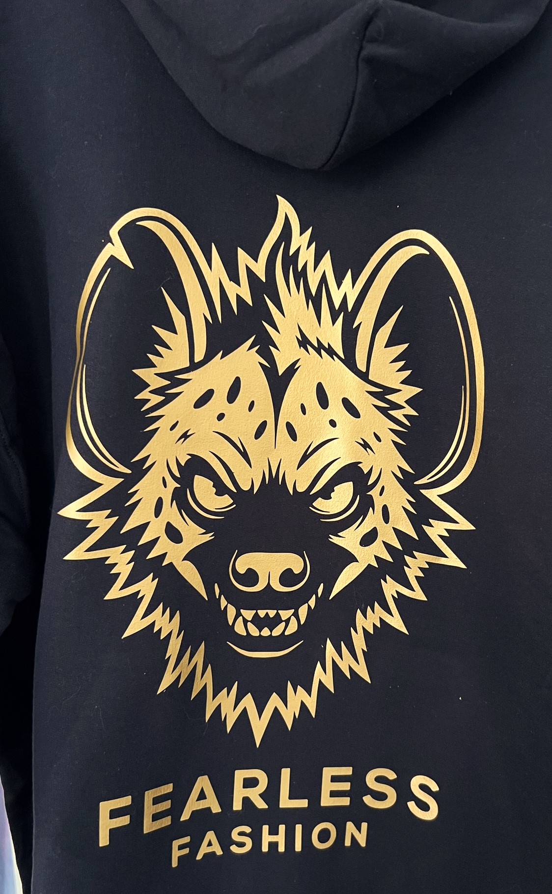 Hyena Hoodie zwart - Afbeelding 2
